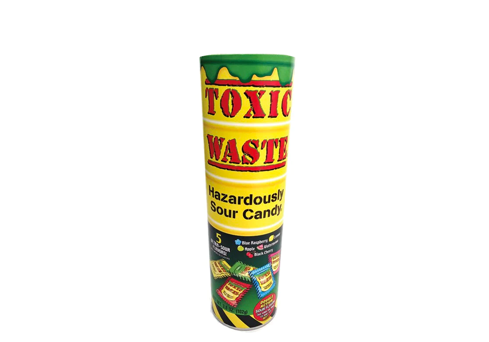 Toxic Waste ~ Hazardously Sour Candy ~ 57g ~ 5 Ultra Sour Flavours ~ New